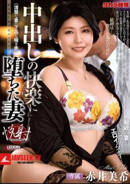 ALDN-502 Akai Miki, A Wife Who Fell Into The Pleasure Of Creampies