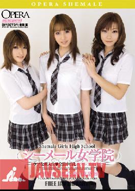 OPUD-096 Studio OPERA Innocent Shemale Girls' School Freshmen - Whole Cast Creampie Lesbian Orgy