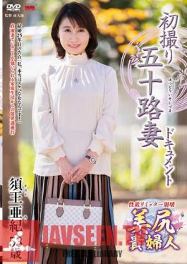 JRZE-192 First Shooting Of A 50-Year-Old Wife Document Aki Suou